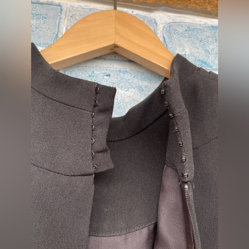 Saint laurent paris sleeves little black dress size 6/8 - Picture 8 of 11